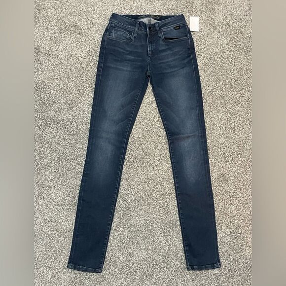 ** FINAL SALE** NWT Mavi gold Alexa mid rise skinny jeans 27x32 - Picture 1 of 8